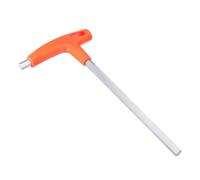 TA-VIGOR 10mm T-Handle Hex Key Wrench CR-V Steel T-Bar Spanner with Double-Head Design for Automotive Bicycle Motorcycle and Household Repairs, Orange