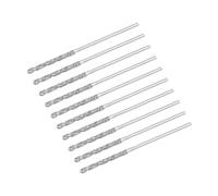 TA-VIGOR 10pc 1mm Diamond Twist Drill Bit Set - Heavy Duty Micro Diamond Drill Bit for Glass, Wood, Jade, Stone, Tile