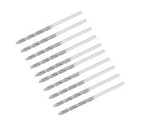 TA-VIGOR 10Pcs 1.8mm Diamond Twist Drill Bit, Diamond Tipped Drill Bit Set Rotary Tools Heavy Duty Micro Diamond Drill Bit Set for Glass Wood Jade Stone Tile