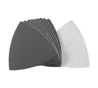 TA-VIGOR 10Pcs 1000 Grit Triangular Sandpaper, 90mm Hook and Loop Sanding Pad Fit 3-1/2 Oscillating Multi-Tool, Electrostatic Sand Planting Sanding Paper Silicon Carbide for Wet and Dry Use