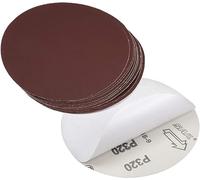 TA-VIGOR 10Pcs 150mm PSA Sanding Discs, 320 Grit 6 Inch Self Adhesive Stickyback Sandpaper Discs, Aluminum Oxide Sandpaper for DA Sander, Sand Automotive Car Paint, Wood, Metal