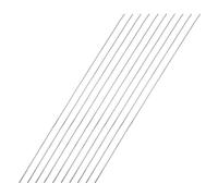 TA-VIGOR 10Pcs 1mm x 300mm Stainless Steel Round Rods, Metal Solid Round Shaft Rods Lathe Bar Stock for DIY Crafts Car Helicopter Airplane Model