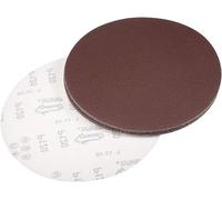 TA-VIGOR 10Pcs 225mm PSA Sanding Discs, 120 Grit 9 Inch Self Adhesive Stickyback Sandpaper Discs, Aluminum Oxide Sandpaper for DA Sander, Sand Automotive Car Paint, Wood, Metal