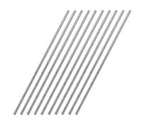 TA-VIGOR 10Pcs 3mm x 250mm Stainless Steel Round Rods Metal Solid Bars