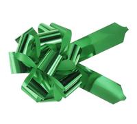 TA-VIGOR 10Pcs 4 Inch Metallic Large Big Pull Bow, Green Gift Wrapping Ribbon Bows for Weddings, Cars, Gift Baskets, Presents, Christmas and Party Decorations