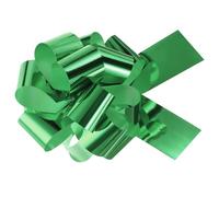TA-VIGOR 10Pcs 6 Inch Metallic Large Big Pull Bow - Green Gift Wrapping Ribbon Bows for Weddings, Cars, Gift Baskets, Presents, Christmas and Party Decorations