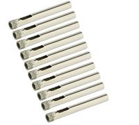 TA-VIGOR 10Pcs 7mm Diamond Drill Bit Hole Saw, Hollow Core Drill Bit Hole Saw, Diamond Coated Carving Drilling Bits for Glass Ceramics Porcelain Tile Stone Granite Marble
