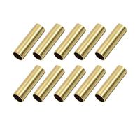 TA-VIGOR 10Pcs Brass Round Tube, 9mm OD 0.5mm Wall Thickness 30mm Length High Strength Seamless Straight Pipe Tubing for DIY Crafts Gardening Hobby Model