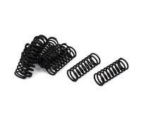 TA-VIGOR 10Pcs Compressed Spring, 1.2mm Wire Dia, 12mm OD, 30mm Free Length Dual Extended Durable Dual Hook Tension Spring for Furniture Screen Doors Repair Projects