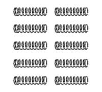 TA-VIGOR 10Pcs Compressed Spring, 12mm OD, 1.2mm Wire Size, 25mm Free Length, Spring Steel Construction Extended Mechanical Compression Springs for Home Repairs, DIY Projects