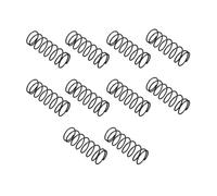 TA-VIGOR 10Pcs Compressed Spring, 18mm OD, 1.2mm Wire Size, 50mm Free Length, Spring Steel Construction Extended Mechanical Compression Springs for Home Repairs, DIY Projects