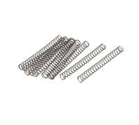TA-VIGOR 10Pcs Compressed Spring, 4mm OD,0.3mm Wire Size,40mm Free Length Dual Extended Durable Dual Hook Tension Spring for Furniture Screen Doors Repair Projects