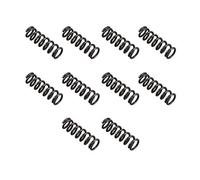 TA-VIGOR 10Pcs Compressed Spring, 8mm OD, 1.2mm Wire Size, 25mm Free Length, Spring Steel Construction Extended Mechanical Compression Springs for Home Repairs, DIY Projects