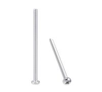 TA-VIGOR 10Pcs Cross Pan Head Machine Screws, M4x65mm Phillips Round Head Screws Bolts for Machinery, Furniture, Car, Motorcycle Repair, Electronic Products, Ship Assembly, and DIY