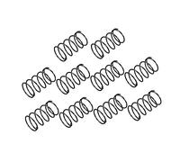 TA-VIGOR 10Pcs Extended Compressed Spring, 1.2mm Wire Dia, 20mm OD, 35mm Length Durable Stainless Steel Small Dual Hook Tension Spring for Furniture Screen Doors Repair Projects