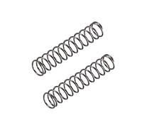 TA-VIGOR 10Pcs Extended Compressed Spring, 6mm OD, 0.5mm Wire Size, 30mm Length Durable Stainless Steel Small Dual Hook Tension Spring for Furniture Screen Doors Repair Projects