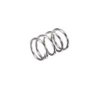 TA-VIGOR 10Pcs Extended Compressed Spring, 8mm OD,0.8mm Wire Size,10mm Length Durable Stainless Steel Small Dual Hook Tension Spring for Furniture Screen Doors Repair Projects
