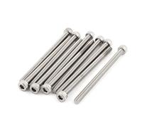 TA-VIGOR 10Pcs M5 Screws, M5 x 80mm Allen Socket Head Cap Screws Bolts, 304 Stainless Steel Hex Socket Screws for Bicycle Repair, Professional Repairmen, Full Threads