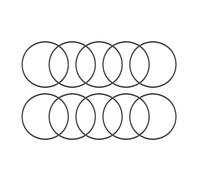 TA-VIGOR 10Pcs Nitrile Rubber O-Rings, 50mm OD 46mm ID 2mm Width Rubber Washers Spacer O-Rings Gasket kit, Metric Sealing Gasket for Hose, Faucet, Automotive, Plumbing