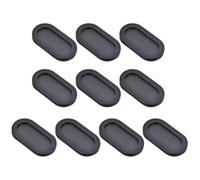TA-VIGOR 10Pcs Oval Rubber Grommet, 25 x 55mm Double Sided Rubber Hole Plug Closed Grommets Electrical Wire Gasket for Wire Cable Protection