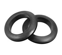 TA-VIGOR 10Pcs Rubber Grommets Cable Wire Protector, 40mm Conductor Wiring Blanking Gasket Ring Grommets, Black Electrical Cable Hole Plugs Wire Gaskets for Protecting Wires, Cables and Plugs