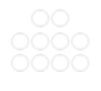 TA-VIGOR 10Pcs Silicone O Rings White, 25mm OD x 18.8mm ID x 3.1mm Width Sealing Gasket Set for Plumbing Washer, Auto Quick Repair & DIY Fixes