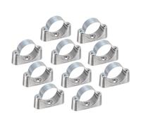 TA-VIGOR 10Pcs Support Bracket Clamp, 51mm Wall Mount Ceiling Mount Rigid Pipe Straps for Tube Wire Fixing, Laying Plumbing, Electricity, Exhaust