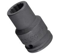 TA-VIGOR 12-Point Deep Impact Socket, 3/4-Inch Drive 18mm Metric Spindle Axle Nut Socket Driver Wrench, Durable CR-MO Steel 56mm Length Nut Impact Socket for Auto Repair Easy Removal