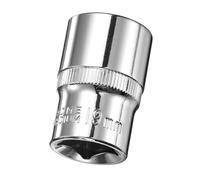 TA-VIGOR 12 Point Socket 1/2" Drive by 19mm Metric Shallow Socket Chrome Vanadium Steel, 1/2 Sockets with Polished Chrome Finish for Ratchet Wrench, Mechanical Maintenance DIY Tool