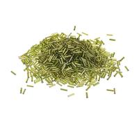 TA-VIGOR 1200Pcs Grass Glass Bugle Spacer Beads 7x2mm - Seed Beads for Jewellery Making, Bracelet, Necklace, Embroidery, DIY Craft Beading