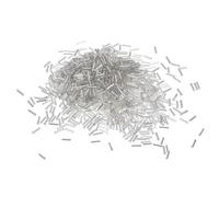 TA-VIGOR 1200Pcs Silver Glass Bugle Spacer Beads 7x2mm - Seed Beads for Jewellery Making, Bracelet, Necklace, Embroidery, DIY Craft Beading