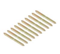 TA-VIGOR 12Pcs Hanger Bolts, M5x40mm Double Ended Self-Tapping Thread Wood to Wood Dowel Screws, Double Ended Dowel Screws, Screw Dowels Hanger for Wood Connecting