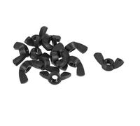 TA-VIGOR 12Pcs Wing Nuts, M6 Butterfly Nut, Hand Twist Tighten Fasteners for DIY Tools, Electronic Devices Hardware, Automotive, Wood Products,Mechanical Equipment Fixings