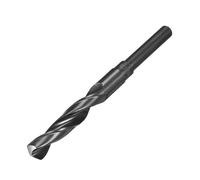 TA-VIGOR 14.5mm Reduced Shank Drill Bit, 1/2 Inch Shank Blacksmith Drill Bit High-Speed Steel Twist Drill Bit HSS 9341 for Aluminium, Steel, Wood, Plastic, Black Oxide