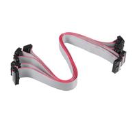 TA-VIGOR 14 Pins IDC Flat Ribbon Cable, 30cm 2.54mm Pitch, Female Connector, 300V High Voltage 5pcs