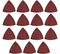 TA-VIGOR 15Pcs 40 Grit Detail Sander Sandpaper Triangular Sanding Hook and Loop Abrasive Paper Multi Tool Sanding Pad for Wood Furniture