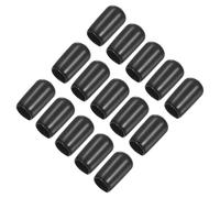 TA-VIGOR 15pcs 9mm Pool Cue Tip Protector, Rubber Pool Cue Tip Covers, Billiard Snooker Cue Tip Protector Shock Absorbing Cue Caps for Pool Cue Protecting Accessories