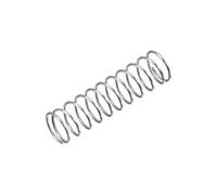 TA-VIGOR 15Pcs Compressed Spring, 4mm OD,0.3mm Wire Size, 15mm Free Length Dual Extended Durable Dual Hook Tension Spring for Furniture Screen Doors Repair Projects