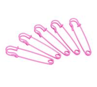 TA-VIGOR 15Pcs Large Safety Pins, 17.5mm Strong Extra Sturdy Bulk Blanket Pin, Heavy Duty Metal Sewing Pins for Clothes Blankets Crafts Skirts Mattress Tablecloth Thick Fabric Leather,Pink