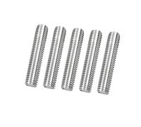 TA-VIGOR 15Pcs M10 x 50mm Fully Threaded Rod, 304 Stainless Steel Studding Rod Bar, Right Hand Threads Rods for Anchor Bolts, Clamps, Hangers and U-Bolts