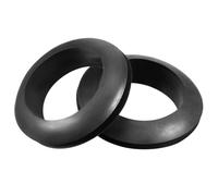 TA-VIGOR 15Pcs Rubber Grommets Cable Wire Protector, 30mm Conductor Wiring Blanking Gasket Ring Grommets, Black Electrical Cable Hole Plugs Wire Gaskets for Protecting Wires, Cables and Plugs