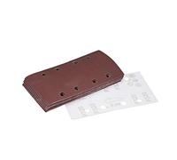 TA-VIGOR 15Pcs Sanding Sheets 320 Grit, 95mm x 185mm Rectangular Sandpaper Hook and Loop 8 Holes Sander Pads for Electric Sander