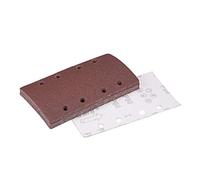 TA-VIGOR 15Pcs Sanding Sheets 80 Grit, 95mm x 185mm Rectangular Sandpaper Hook and Loop 8 Holes Sander Pads for Electric Sander