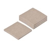 TA-VIGOR 16Pcs Self-Adhesive Felt Furniture Pads 50mm x 50mm, Square Floor Protectors for Chair and Table Legs, Anti-Scratch Beige Pads for Wooden, Laminate and Tiled Floors