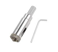 TA-VIGOR 18mm Diamond Drill Bit Glass Hole Saw Set, Hollow Core Drill Bit with Spotting Drill Bit, Tile Hole Cutter Set Core Drill Bits Center Pilot for Ceramics Porcelain Tile Bottles Pots Brick