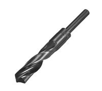 TA-VIGOR 19mm Reduced Shank Drill Bit, 1/2 Inch Shank Blacksmith Drill Bit High-Speed Steel Twist Drill Bit HSS 9341 for Aluminium, Steel, Wood, Plastic, Black Oxide