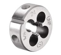TA-VIGOR 1pc 5/16-24 UNF Metric Adjustable Threading Die, Alloy Tool Steel Right Hand Round Die for Processing, Correcting or Cleaning External Threads (Metal, Plastic)