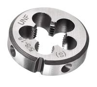 TA-VIGOR 1pc 5/8-18 UNF Metric Adjustable Threading Die, Alloy Tool Steel Right Hand Round Die for Processing, Correcting or Cleaning External Threads (Metal, Plastic)