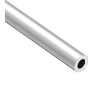 TA-VIGOR 1Pc 6063 Aluminum Round Tube, 12mm OD 8mm ID 300mm Length Metal Seamless Straight Tubing Aluminum Pipe for Home Furnishing, Machinery, DIY Handicraft