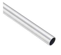 TA-VIGOR 1Pc 6063 Aluminum Round Tube, 19mm OD 17mm ID 300mm Length Metal Seamless Straight Tubing Aluminum Pipe for Home Furnishing, Machinery, DIY Handicraft